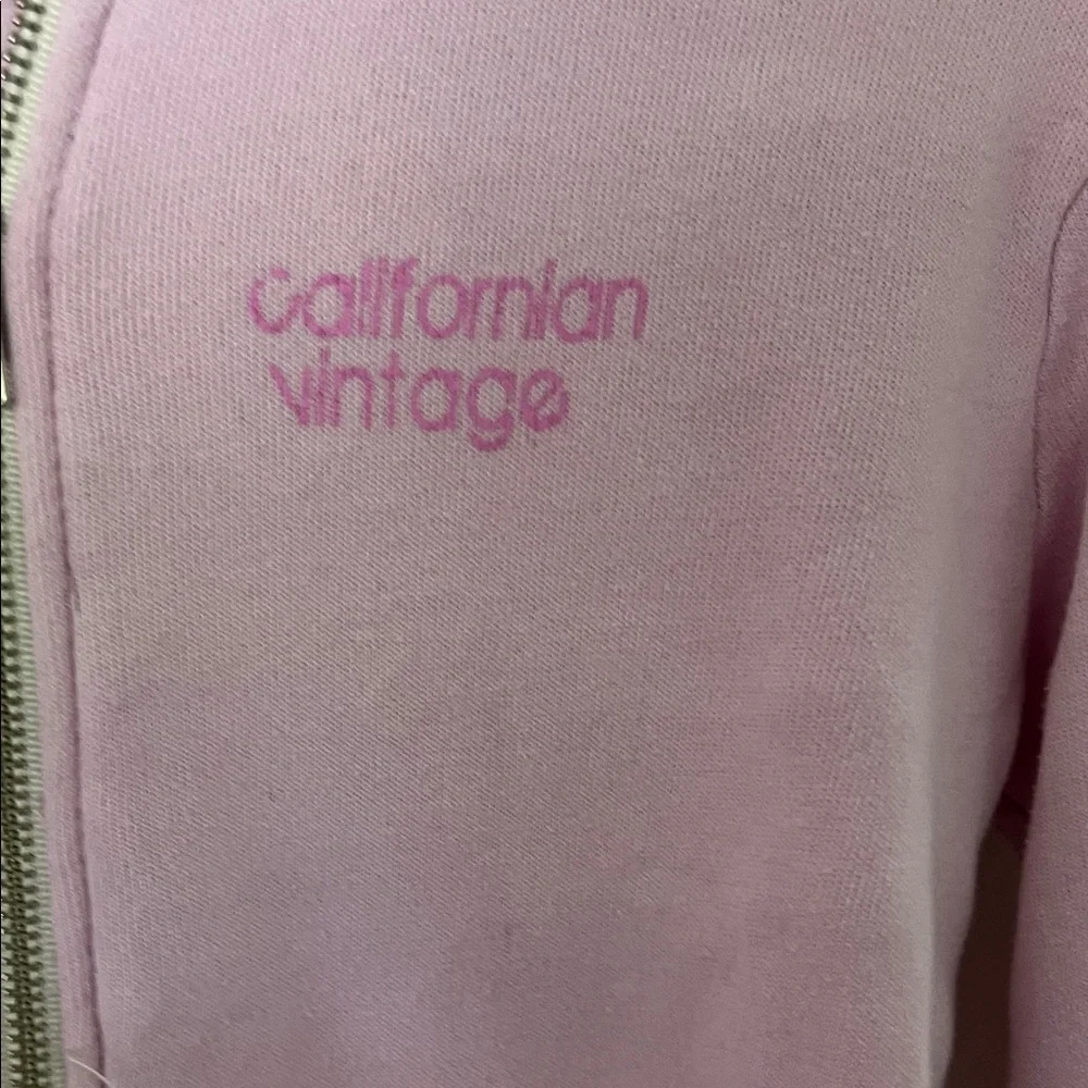 californian vintage, MADE IN LOS ANGELES full zip hoodie size 6